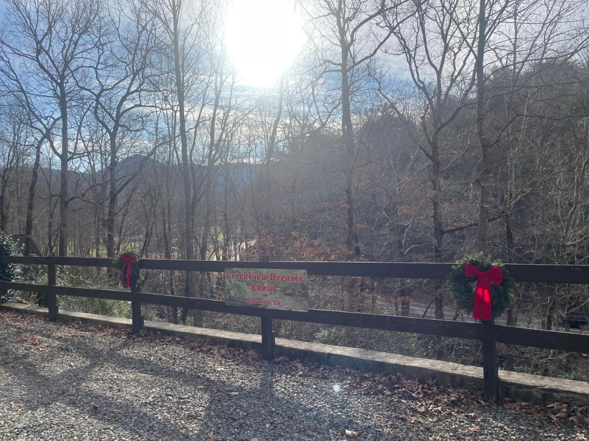 Cozy Creekfront Family Cabin-Pet Friendly -Gamerm-Hot Tub Hiawassee Eksteriør billede