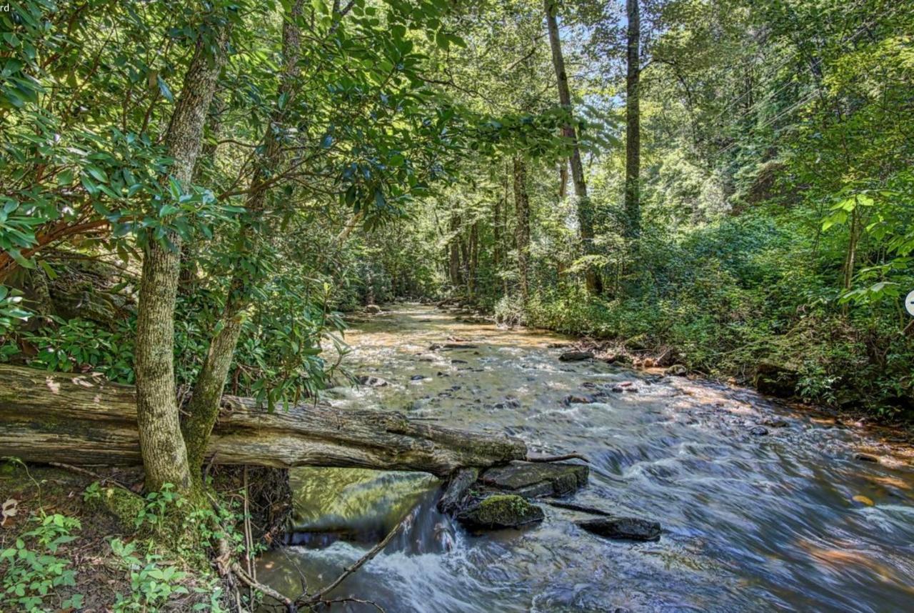 Cozy Creekfront Family Cabin-Pet Friendly -Gamerm-Hot Tub Hiawassee Eksteriør billede