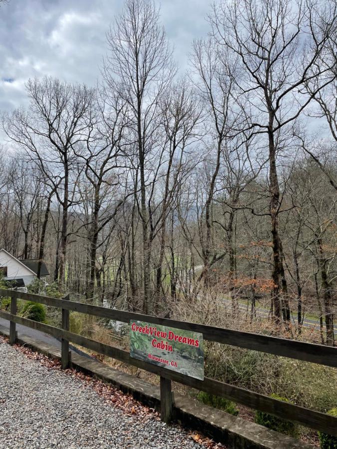 Cozy Creekfront Family Cabin-Pet Friendly -Gamerm-Hot Tub Hiawassee Eksteriør billede